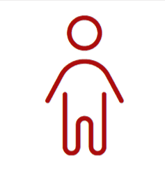 Minimalist person symbol